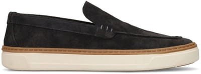 No Stress - Heren - Donkerblauwe suède loafers - Maat 41