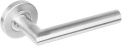 Ivana Deurkruk - Deurbeslag - RVS- Hoek 90gr. - Rozet 53X8mm