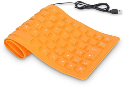 Dailygoods - Siliconen USB Toetsenbord - Draagbaar Waterdicht en Stil