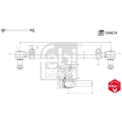 Stuurstang set FEBI BILSTEIN 194674
