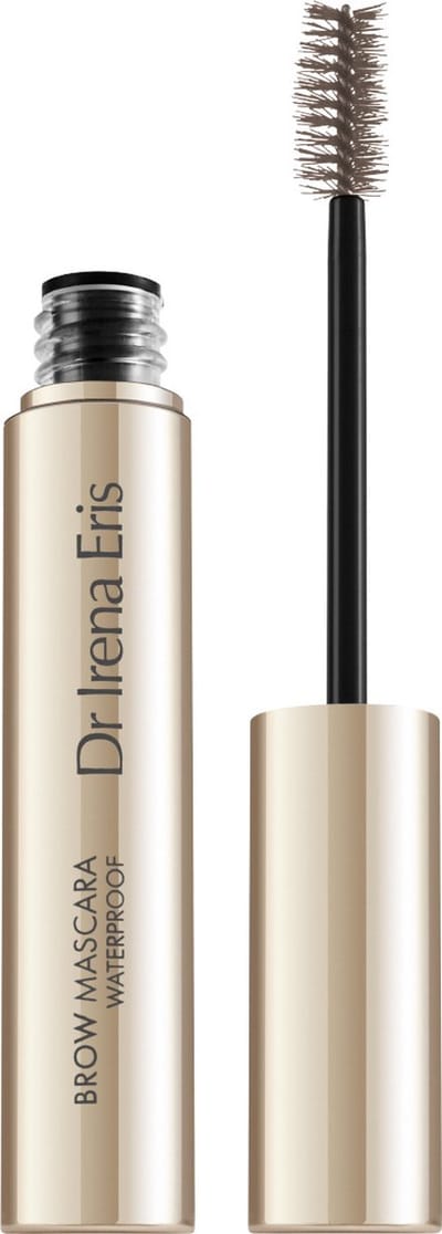 Dr. Irena Eris Brow Mascara Gel Brown 5 ml - Langhoudende Wenkbrauwgel Voor Styling En Fixatie - Waterproof Brow Mascara Met Precisieborsteltje Voor Natuurlijke, Gevormde En Gevulde Wenkbrauwen Met Langdurige Hold