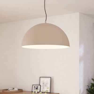 EGLO Gaetano 1 Hanglamp - E27 - Ø 53 cm - Zandkleur/Crème