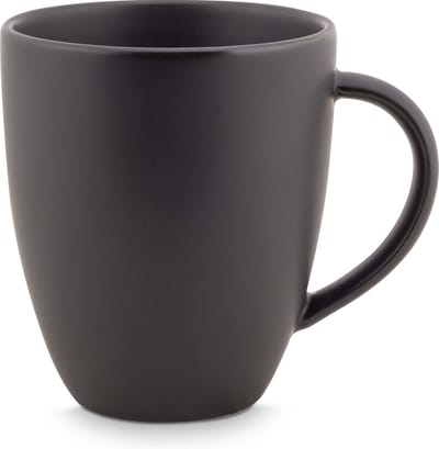 vtwonen Mok met Oor - Mat Zwart - Porselein - 250ml