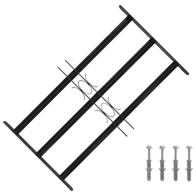 vidaXL - Raam - Beveiligings - Grille - 75,5 - x - 45 - cm - Gegalvaniseerd - staal