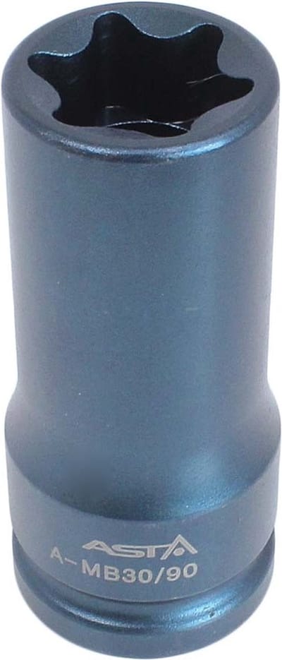 Lange kracht torxdop - E30 - Impact torx - 3/4 duims - hoge dop - verlengdop torx