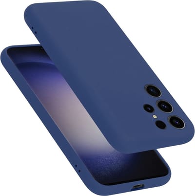 Cadorabo Hoesje geschikt voor Samsung Galaxy S23 ULTRA in LIQUID BLAUW - Beschermhoes gemaakt van flexibel TPU silicone Case Cover