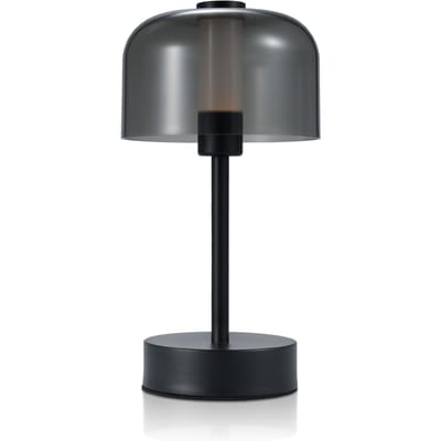Lampe de table LED sans fil rechargeable, veilleuse minimaliste, commande tactile, 3 couleurs noir