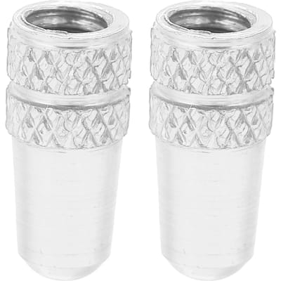 2 pièces Bouchons de valve Presta Couvercle de tige de valve de vélo Alliage d'aluminium Bouchons de valve de pneu de vélo Cache-poussière Or