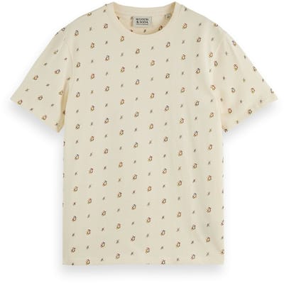 Scotch & Soda Micro-Printed Regular-Fit T-Shirt