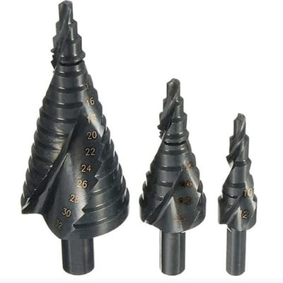 3PCS 4-12mm 4-20mm 4-32mm HSS Cobalt Stap Boor Bit Set Hout Metaal Gat Cutter Houtbewerking Industrie