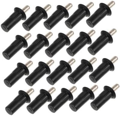 Reparatieset Lamellen - Blind Pinnen - Raamdecoratie Repareren - Duurzame Constructie - 50 Stuks - Zwart