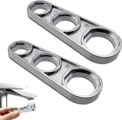 Multi-function Wrench, 2 Pieces Different Specifications, 6 Sizes, Stainless Steel, Universal Service Key, Replacement - ShopVlot
