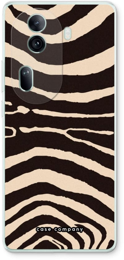 Case Company® - Hoesje geschikt voor Oppo Reno 11 Pro hoesje - Arizona Zebra - Soft Cover Telefoonhoesje - Bescherming aan alle Kanten en Schermrand