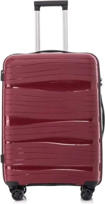 Bealive® Koffer - Bagage - Hard case - Suit case - Stille wielen - 360° Draaibare wielen - Bordeaux rood - 66 x 45 x 25 cm