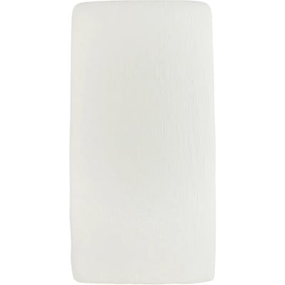 Meyco Baby Uni hoeslaken wieg - pre-washed hydrofiel - offwhite - 40x80cm