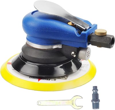 Dailygoods- Persluchtschuurmachine 5 inch - Pneumatische Schuurmachine - Excentrische Polijstmachine - Handschuurmachine - Luchtschuurmachine - Gewicht 1,2 kg