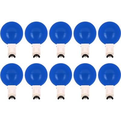 10 Stuks Automatische Kippenwaterbekers Veilig Grote Capaciteit Eenvoudig te Installeren Drinkbak voor Pluimvee blauw