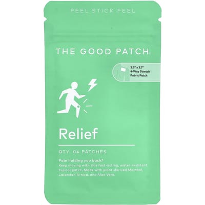Relief, 4 patches white