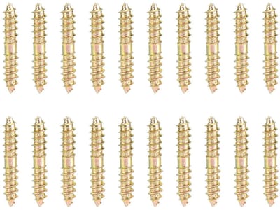 Dailygoods- Hout-op-houtschroeven 20 Stuks - Dubbele Kop - Zelftappende Draadbouten - Hout - Meubels - 5x30mm - Schroeven