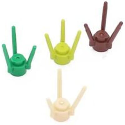 50 stuks MOC Componenten 3741 Plant Bloem Stengel Houder Bouwstenen Straatplanten Bloemen Decoratie Gemonteerde Bakstenen Speelgoed voor Cadeaus