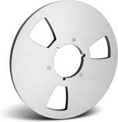 Lege 10.5 Inch 1/4 Tape Reel met 3 Gaten, Professioneel voor Reel-to-Reel Tape Speler, Aluminium en RVS Schroeven, Hoge Sterkte en Duurzaamheid