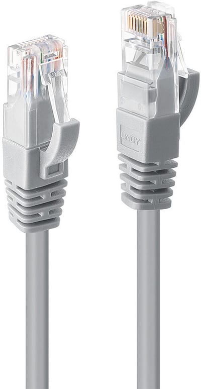 Lindy 48003 netwerkkabel Grijs 2 m Cat6 U/UTP (UTP)