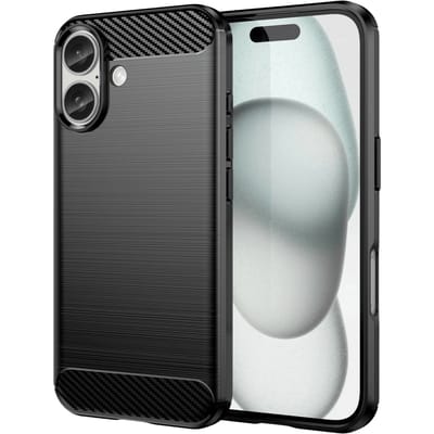 Mocaa Apple iPhone 16 Schokbestendig Hoesje Zwart