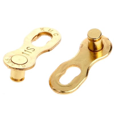 Herbruikbare Goudkleurige Missing Chain Link - 11 Speed - Smart link / Quick link / Kettingschakel - KMC / Shimano / Sram - herbruikbaar
