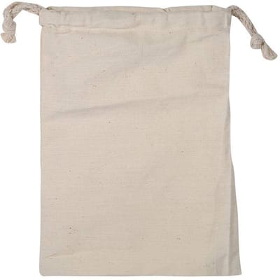 Dailygoods- Waszak Grote Capaciteit - Katoenen Waszak - Heavy Duty - Trekkoord - Opslag - Ecru Katoen - Machinewasbaar - Wasmand