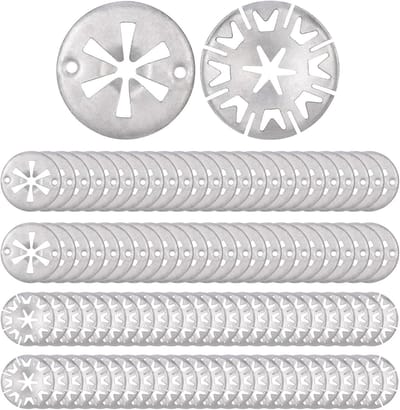 longziming - RVS Auto Bevestigingsclips - Hittebescherming Motor Clips Set - 30mm Metalen Bevestigingsklemmen - Roestvrij Staal 304 En 65-Mangaanstaal - Snelle Montage Zonder Gereedschap - 80 Stuks
