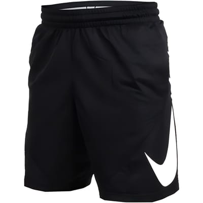 Shorts de sport décontractés avec logo Nike Swoosh imprimé et taille élastique pour hommes - Shorts noirs 910706-010 L black