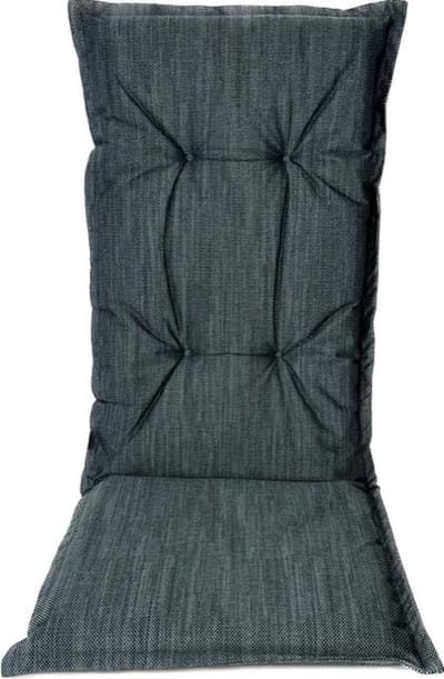 Madison Tuinstoelkussen hoge rug 50x123 cm Melange Blue/Grey