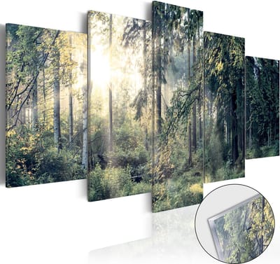 Schilderijen Op Canvas - Afbeelding op acrylglas - Fairytale Landscape [Glass] 200x100 - Artgeist Schilderij