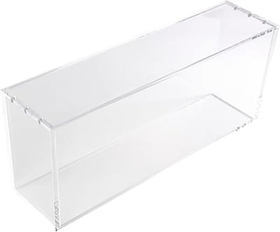 Opbergdoos Kaarten - Verzamelbox Acryl - Collectie Presenteren - Magnetische Sluiting - 23x12x21 cm - Transparant