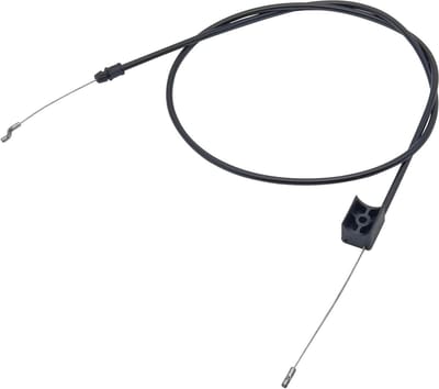 Grasmaaier Remkabel - Remstop Kabel - Grasmaaier Onderhoud - Dubbele Z-bocht - 58 1/2 inch kabel - Zilverkleurig