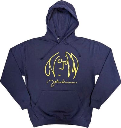 John Lennon - Self Portrait Hoodie/trui - S - Blauw