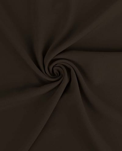 Burlington Stof Uni per Meter – Donker Bruin – Stevig & Vormvast – Texture Stof – Voor Broeken, Rokken & Colberts