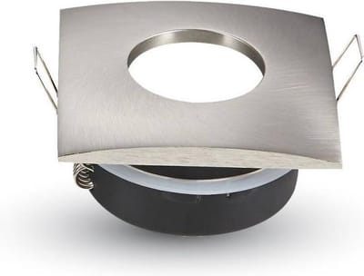 V-TAC VT-787SQ-SN LED Spots - Inbouwfitting - GU10 IP54 - IP54 - Satijn Nikkel