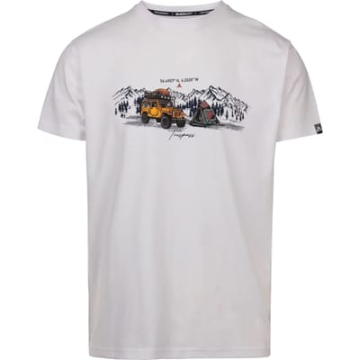Trespass Heren Horton T-Shirt (Wit)