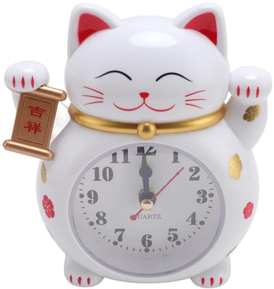 Dailygoods- Deskklok Schattig Ontwerp - Wekker met Kwartsbeweging - Decoratief Uurwerk - Nauwkeurige Tijdwaarneming - Compact Cadeau voor Kinderen