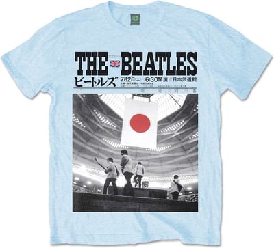 The Beatles - At The Budokan Heren T-shirt - XXL - Blauw