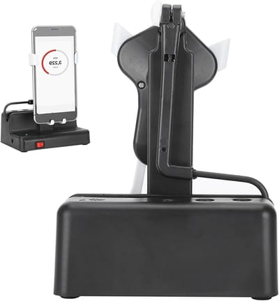 Telefoonschudder - Stappenteller - Stappen Verzamelen - Stille Werking - 155 x 118 cm - Wit