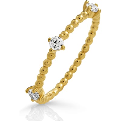 Orphelia 'Sparkle' Dames 925 Sterling Zilveren Ring - Goud ZR-7530/G