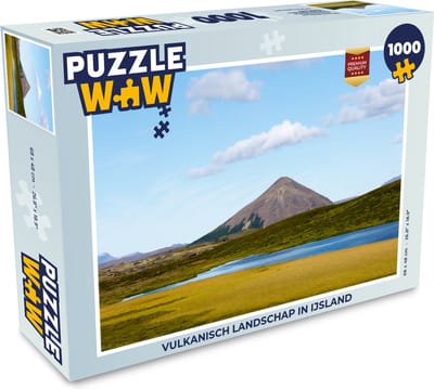 Puzzel Vulkanisch landschap in IJsland - Legpuzzel - Puzzel 1000 stukjes volwassenen