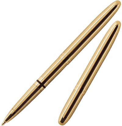 Bullet Space Pen, Gelakt Messing (#400G)