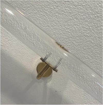 Acryl Trapleuning - Transparante Leuning - Veilig Traplopen - Stevige Wandmontage - Tot 600 cm - Gouden Beugels