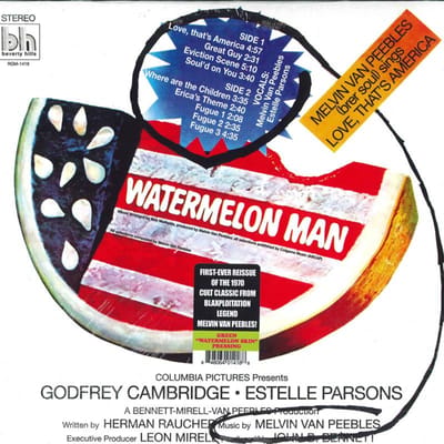 LP Plaat MELVIN VAN PEEBLES - Watermelon Man RGM1418 Real Gone Music 2022 VS Soundtracks & Musicals red