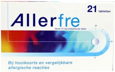 Allerfre Tabletten 10 mg - 3 x 21 tabletten - Voordeelverpakking