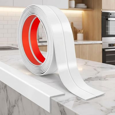 Hoekbescherming met Zelfklevende Randen, Flexibel en Wit, 30 mm x 3.05 m voor Veiligheid en Bescherming