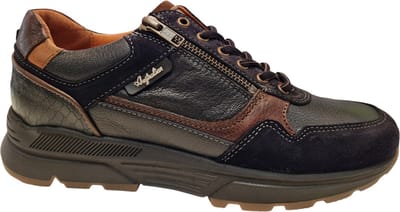 Australian Connery SJS Blue Cognac Brown Heren Sneakers - Multi - 41